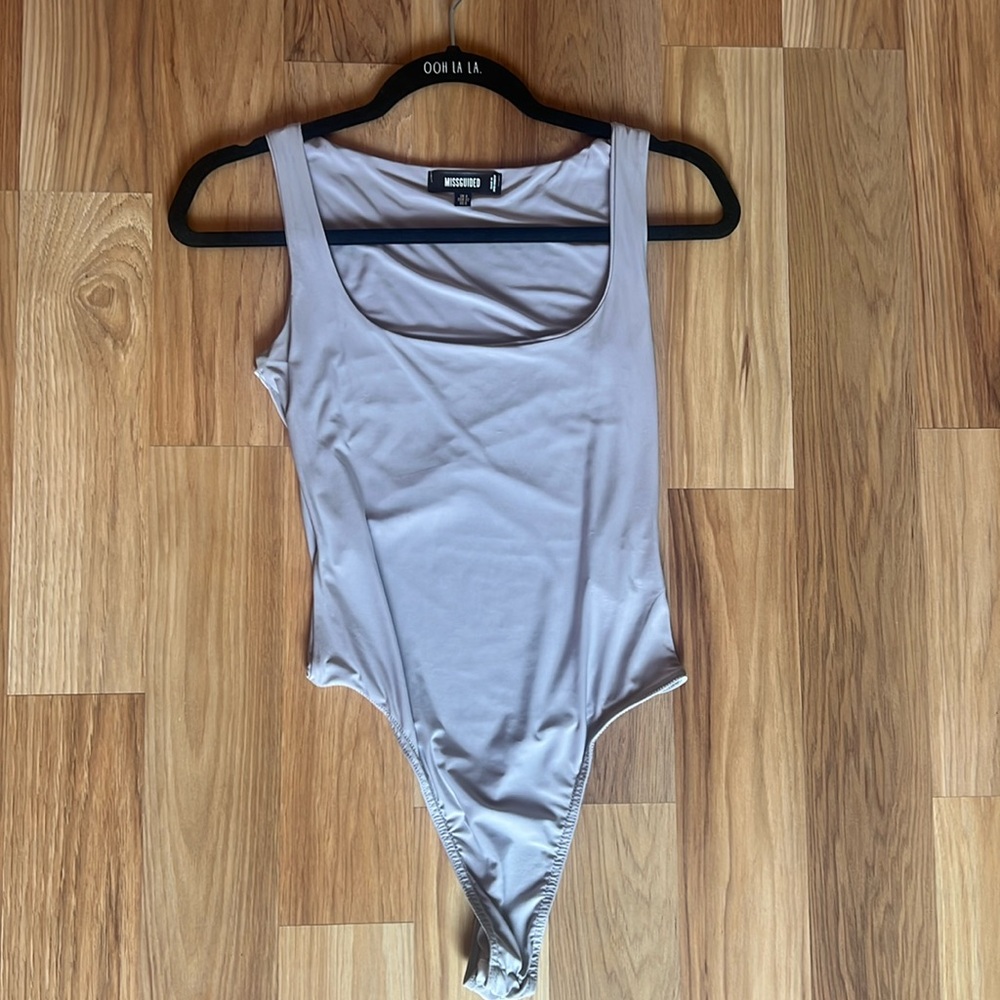 Grey Tank Body Suit